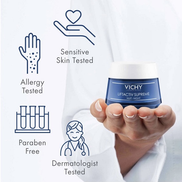 Kem Dưỡng Da Ban Đêm Vichy Liftactiv Night Supreme 50ml