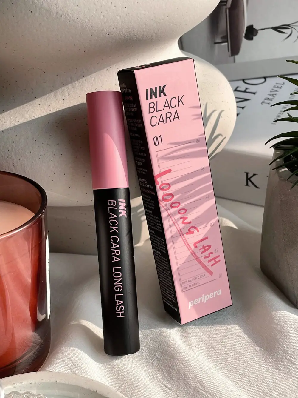 Mascara Chải Mi Peripera Ink Black Cara 8g
