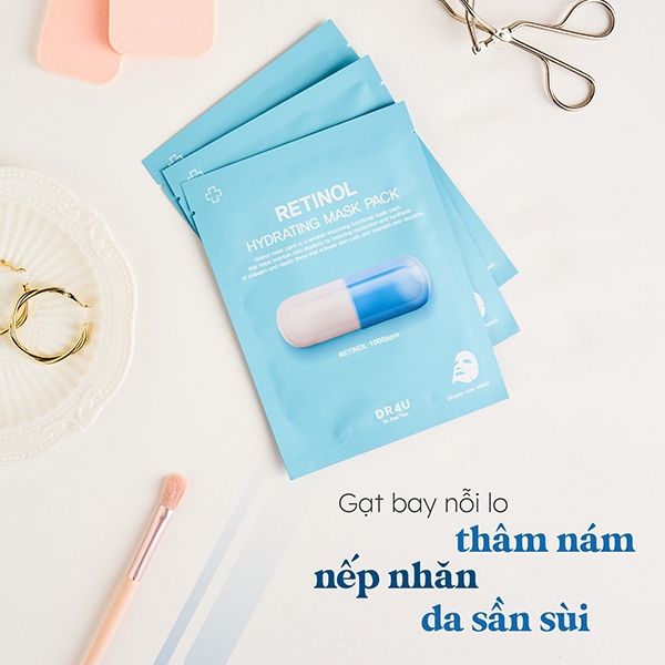 Mặt Nạ Cấp Ẩm Phục Hồi Da Dr4U Retinol Hydrating Mask Pack