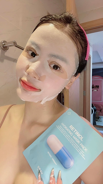 Mặt Nạ Cấp Ẩm Phục Hồi Da Dr4U Retinol Hydrating Mask Pack
