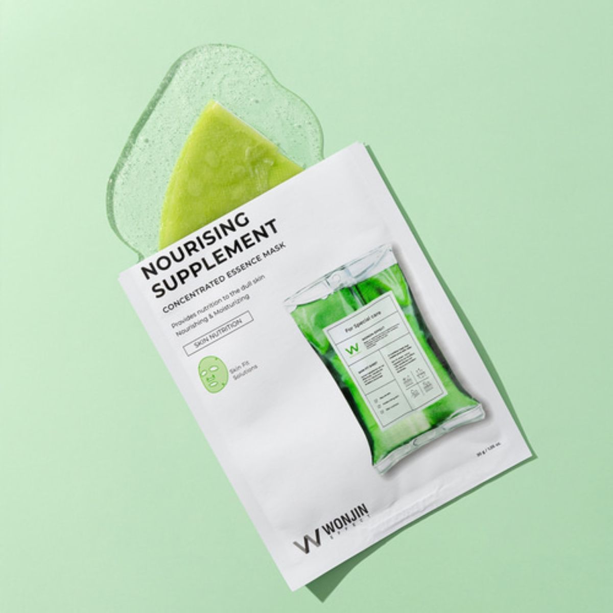 Mặt Nạ Truyền Năng Lượng Wonjin Effect Nourising Supplement Concentrated Essence Mask