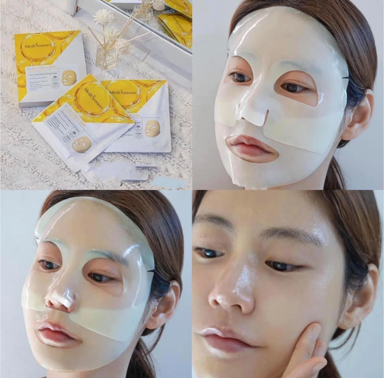 Mặt Nạ Giấy Chống Lão Hóa Và Chăm Sóc Toàn Diện MediAnswer Vita Collagen Mask