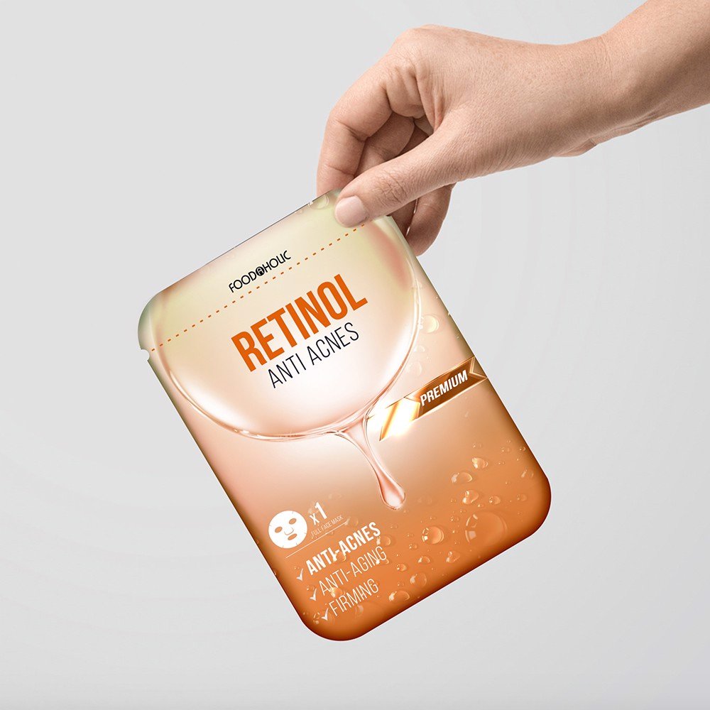 Mặt Nạ Giấy Foodaholic Retinol Anti Acnes