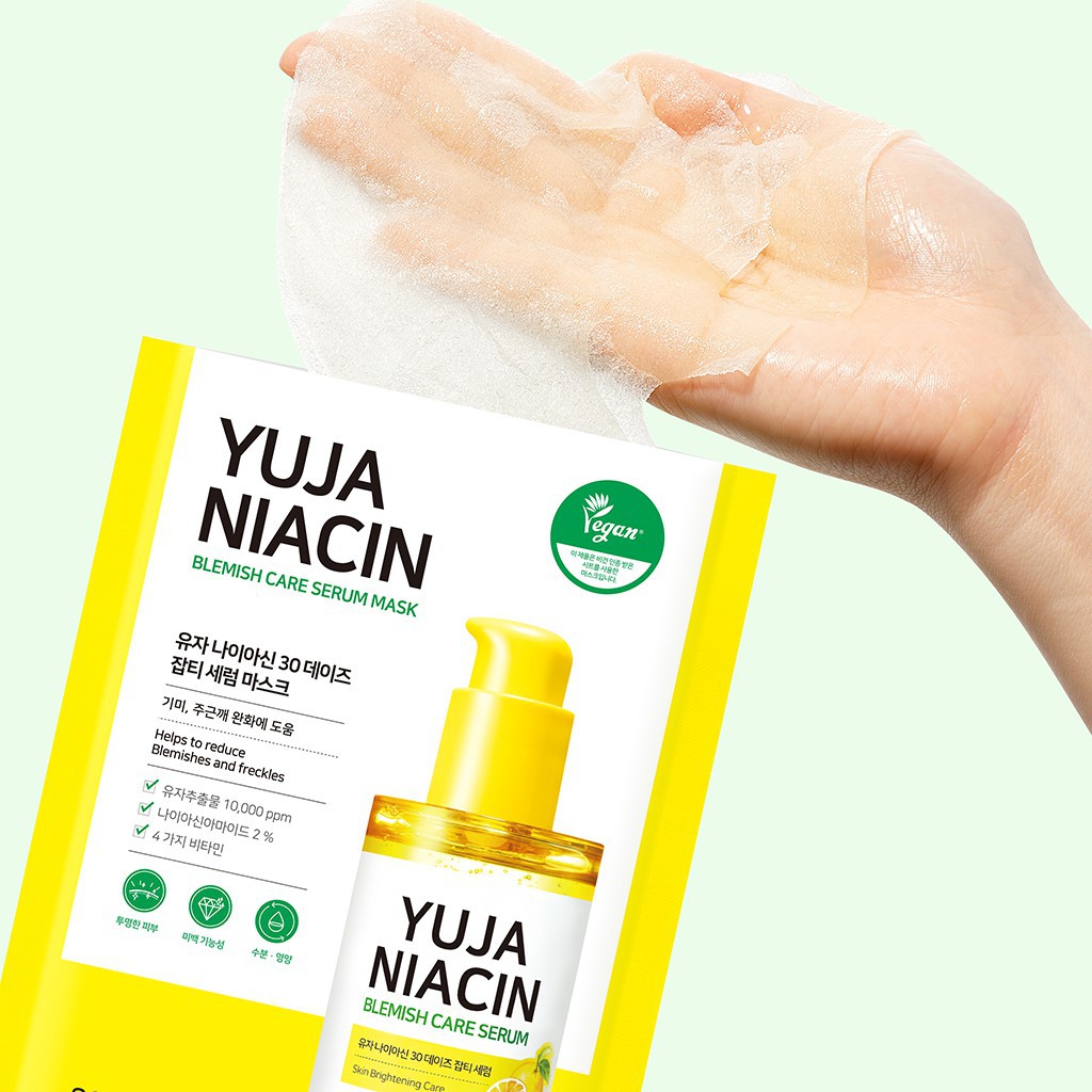 Mặt nạ giấy Some By Mi Yuja Niacin Blemish Care Serum Mask