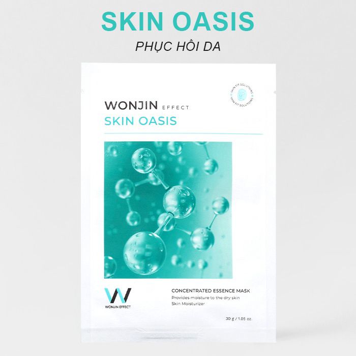 Mặt Nạ Giấy Phục Hồi Da Mệt Mỏi Wonjin Effect Skin Oasis Mask 30g