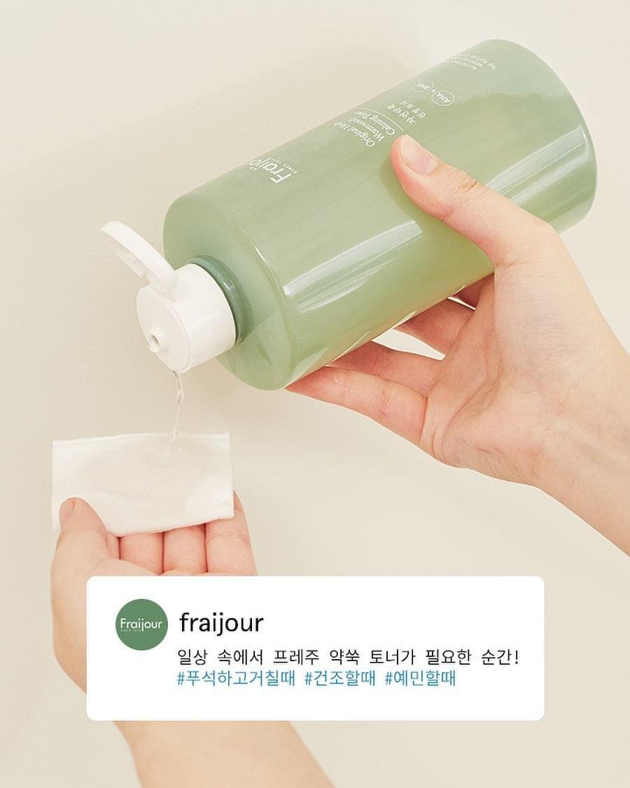 Nước hoa hồng Fraijour Original Wormwood Calming Toner 500ml