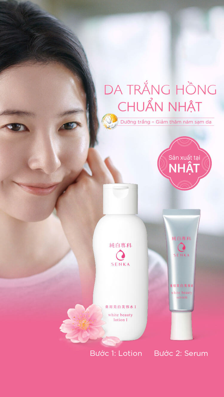 Serum dưỡng trắng da Senka White Beauty 35g