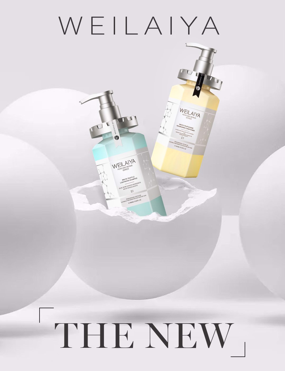 Set Dầu Gội Xả Weilaiya White Truffle