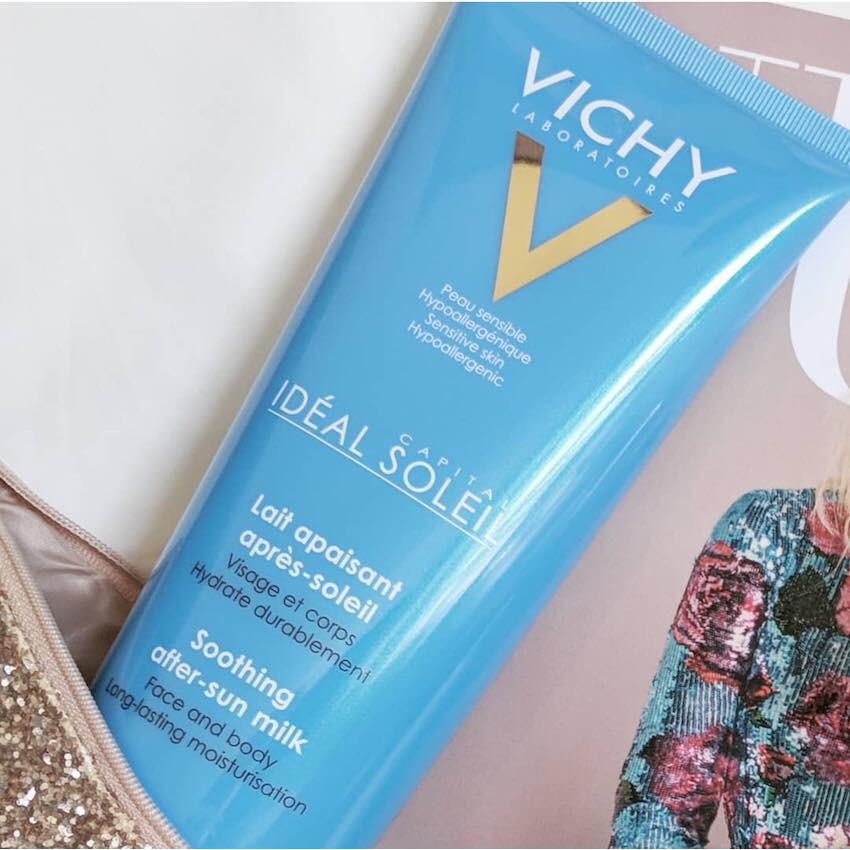 Set xịt chống nắng Vichy Capital Soleil 200ml + Kem nhả nắng Vichy Ideal Soleil 100ml