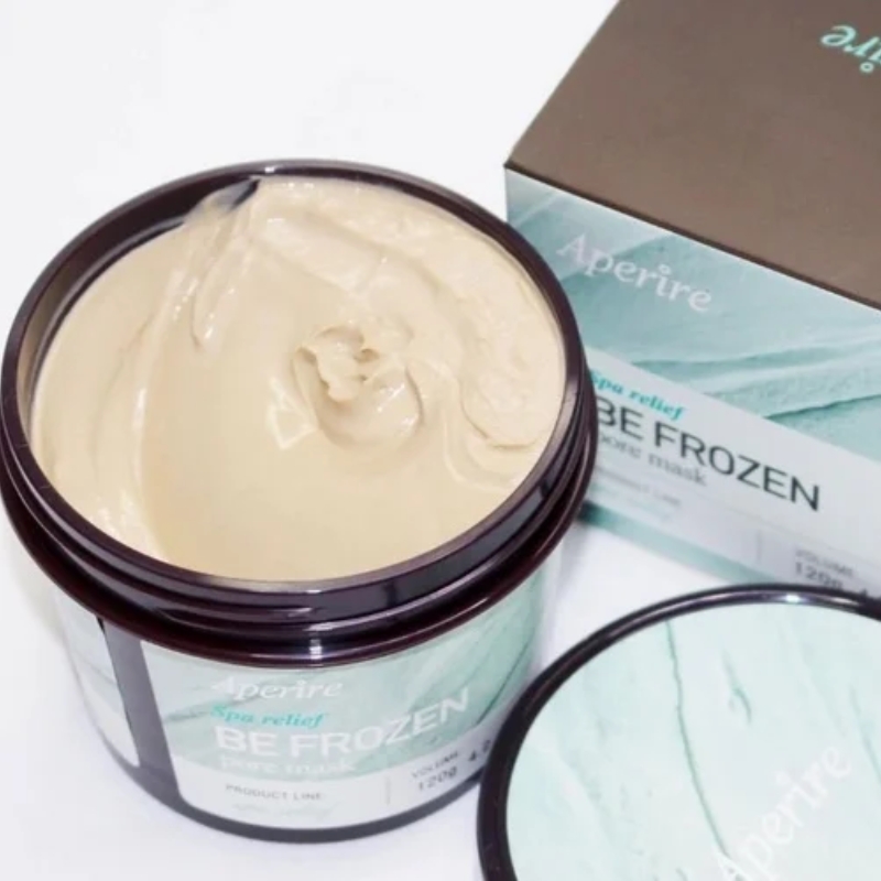 Mặt Nạ Đất Sét Thu Nhỏ Lỗ Chân Lông Và Điều Tiết Dầu Thừa Aperire Spa Relief Be Frozen Pore Mask 120g