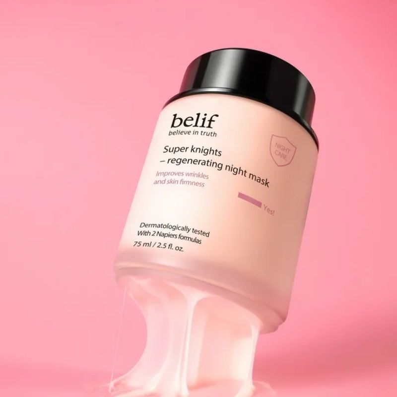 Mặt Nạ Ngủ Tái Sinh Và Chống Lão Hóa Belif Regenerating Night Mask 75ml (Đỏ)