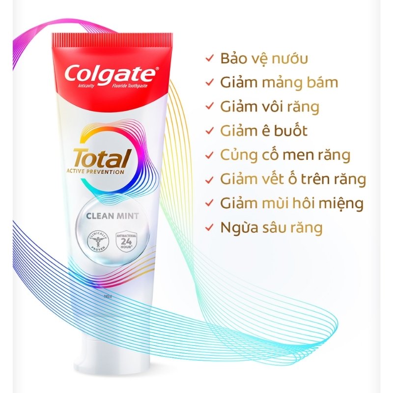 Kem Đánh Răng Colgate Total Paste Total Active Prevention 150g
