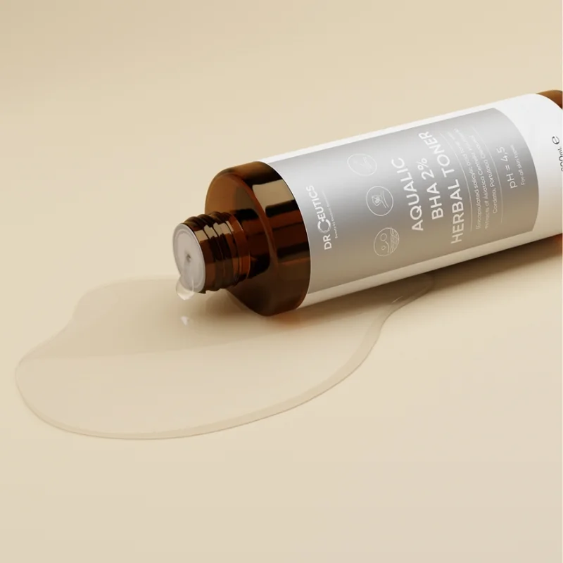 Nước Hoa Hồng Hỗ Trợ Loại Bỏ Tế Bào Chết DrCeutics Aqualic BHA 2% Herbal Toner 100ml