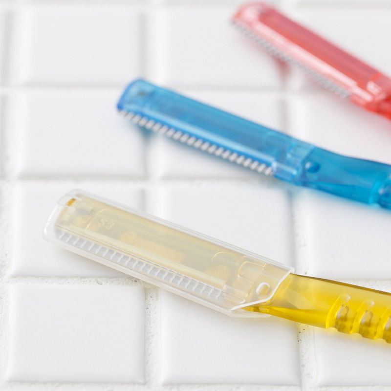 Set 3 Dao Cạo Lông Mày Cán Ngắn CAN KAI