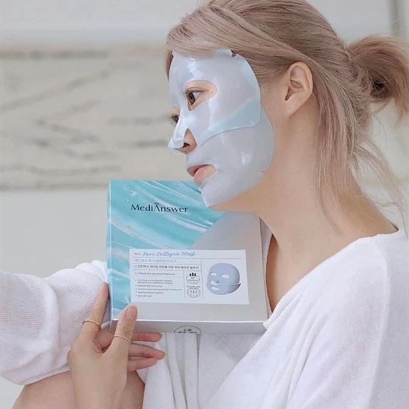 Mặt Nạ Se Khít Lỗ Chân Lông MediAnswer Pore Collagen Mask 37g