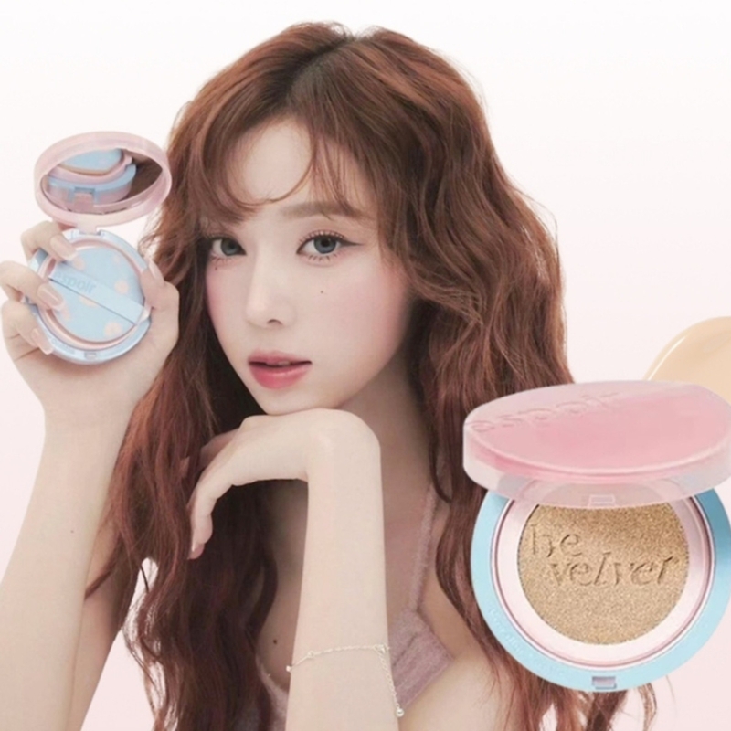 Phấn Nước 2 Lõi Espoir Pro Tailor Be Velvet Cover Cushion SPF34+ (Cherry Blossom Edition) - 21 Ivory