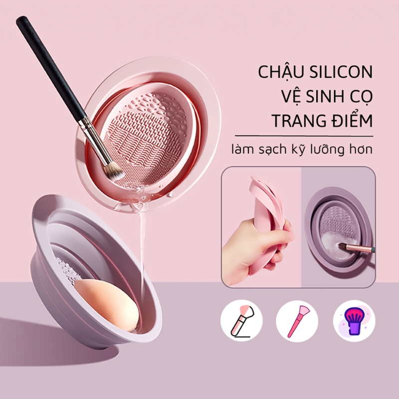 Chậu Làm Sạch Cọ Trang Điểm Jary Silicone Makeup Brush Cleansing