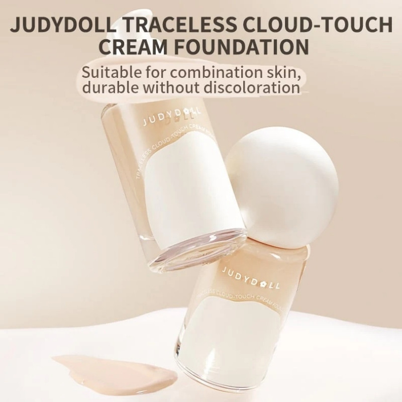 Kem Nền Judydoll Traceless Cloud-Touch Cream Foundation 30g