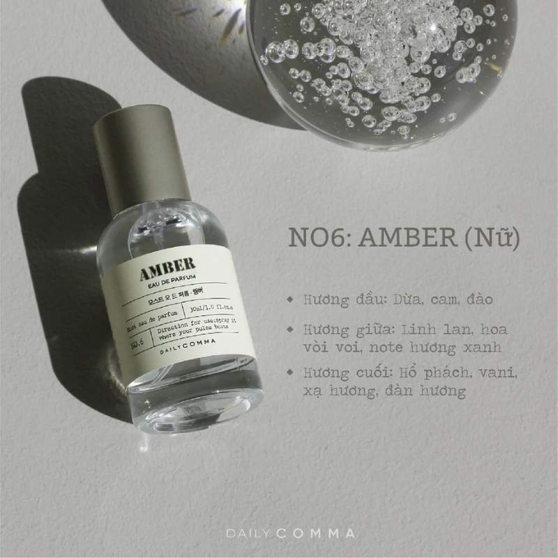 Nước Hoa Nữ Daily Comma Eau De Parfum 30ml