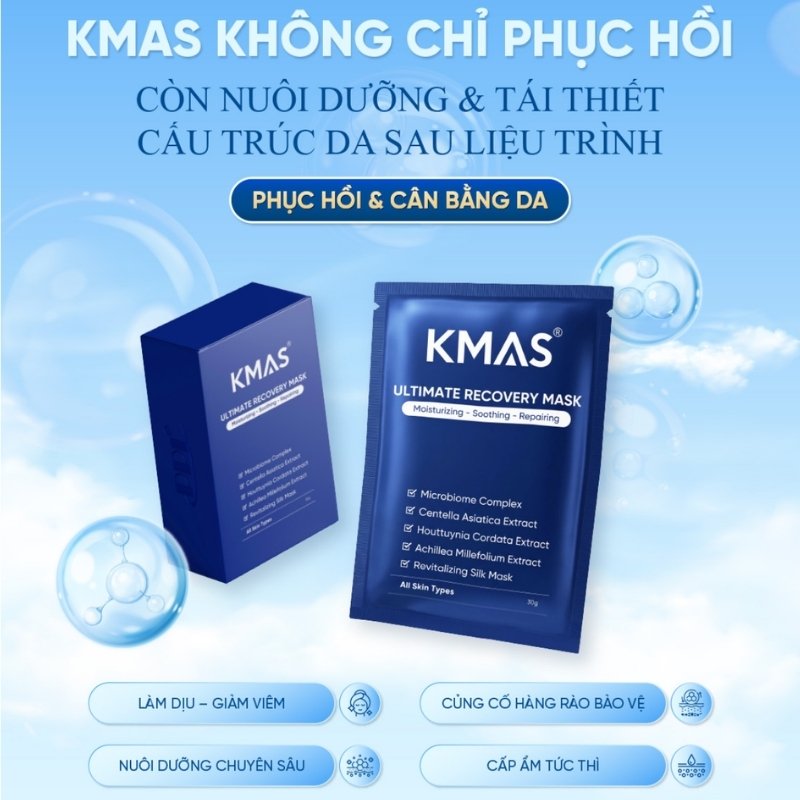 Mặt Nạ Dưỡng Ẩm, Làm Dịu & Phục Hồi Da KMAS Ultimate Recovery Mask 30g