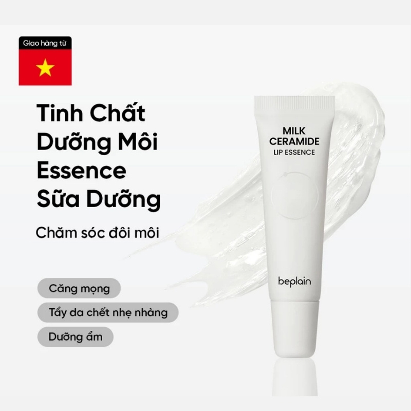 Tinh Chất Dưỡng Môi Beplain Milk Ceramide Lip Essence 10g