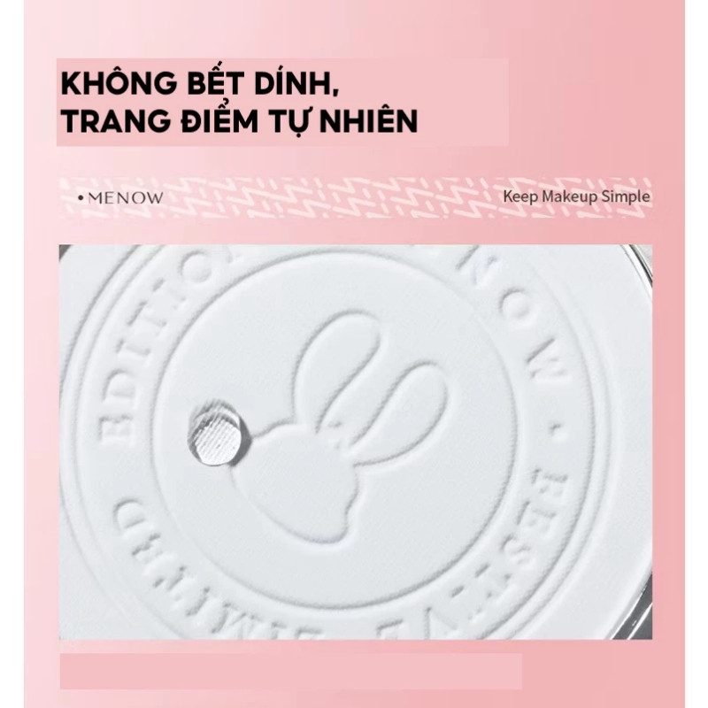 Phấn Phủ Dạng Nén Trong Suốt Menow Matte Tuttle Compact Powder 8,5g (Vietnam Edition)