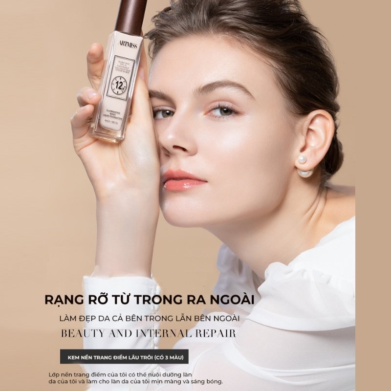 Kem Nền Artmiss 12h Illuminating Moist Liquid Foundation 40ml