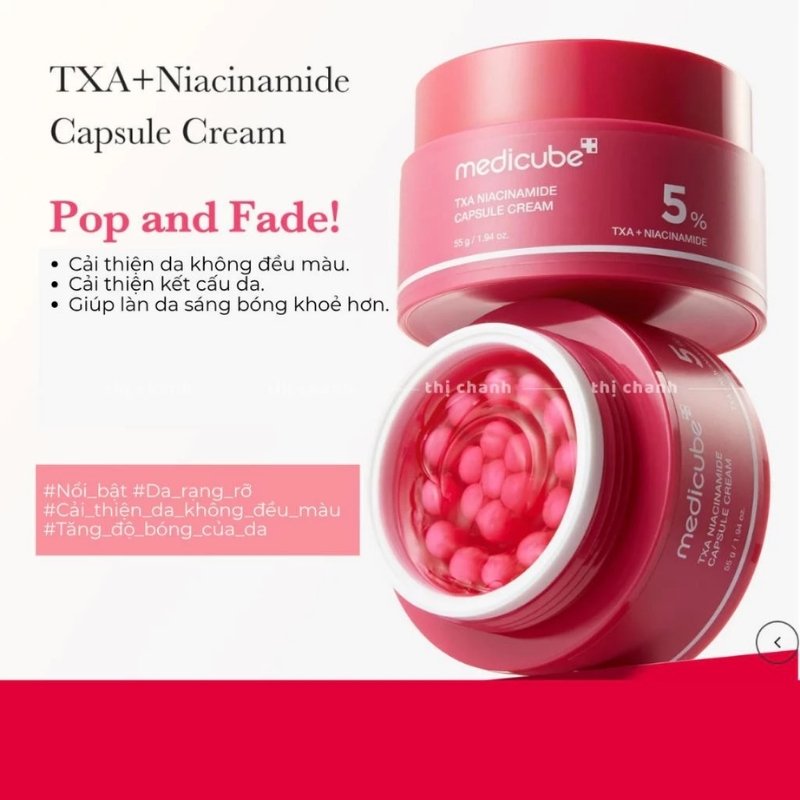 Kem Dưỡng Sáng, Phục Hồi Da Medicube TXA Niacinamide Capsule 55g