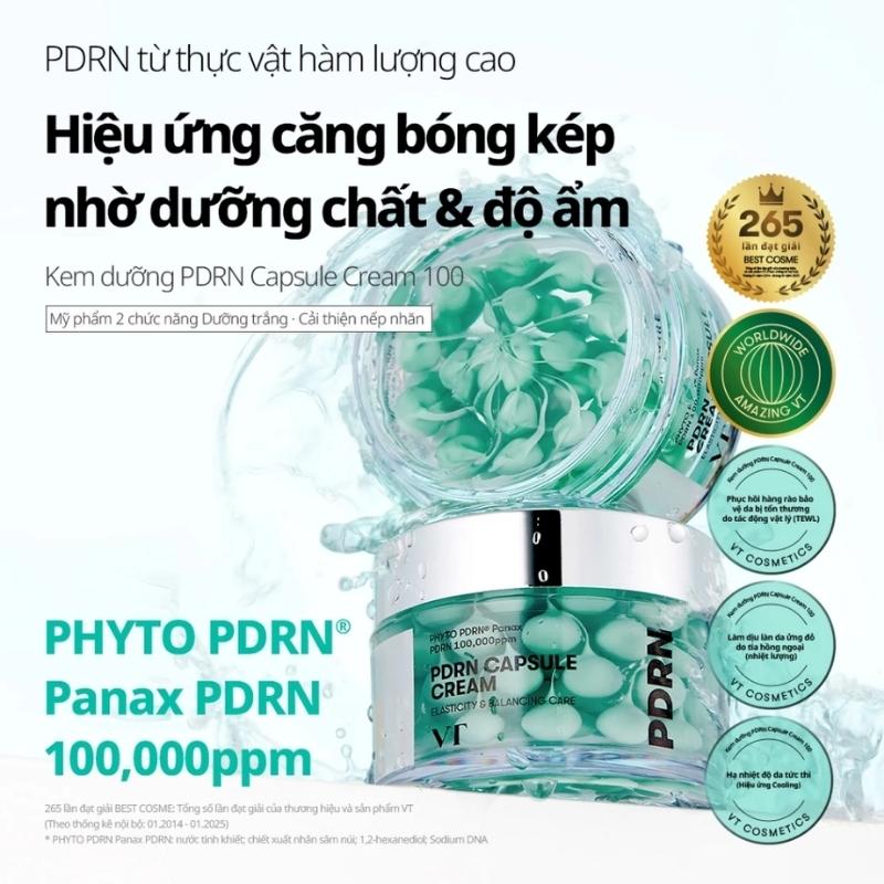 Kem Dưỡng Viên Nang VT Cosmetics PDRN Capsule Cream 100 50ml