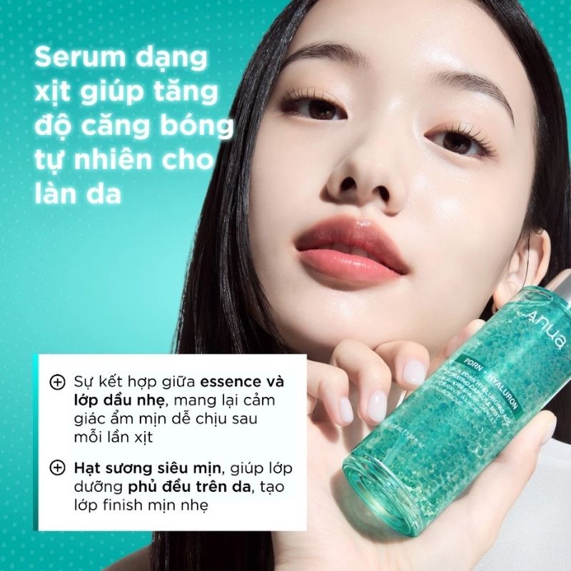 Xịt Khoáng Cấp Ẩm, Phục Hồi Da Anua PDRN Hyaluronic Acid Hydrating Capsule Mist 100ml