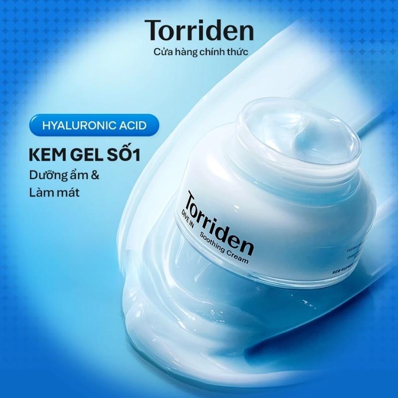 Kem Dưỡng Ẩm Cấp Nước Torriden Dive In Soothing Cream 100ml (Nhập Khẩu)