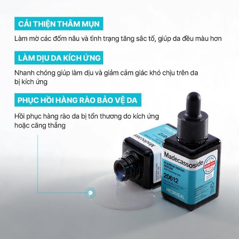 Tinh Chất Mediheal Madecassoside Giảm Thâm, Phục Hồi Blemish Repair 40ml