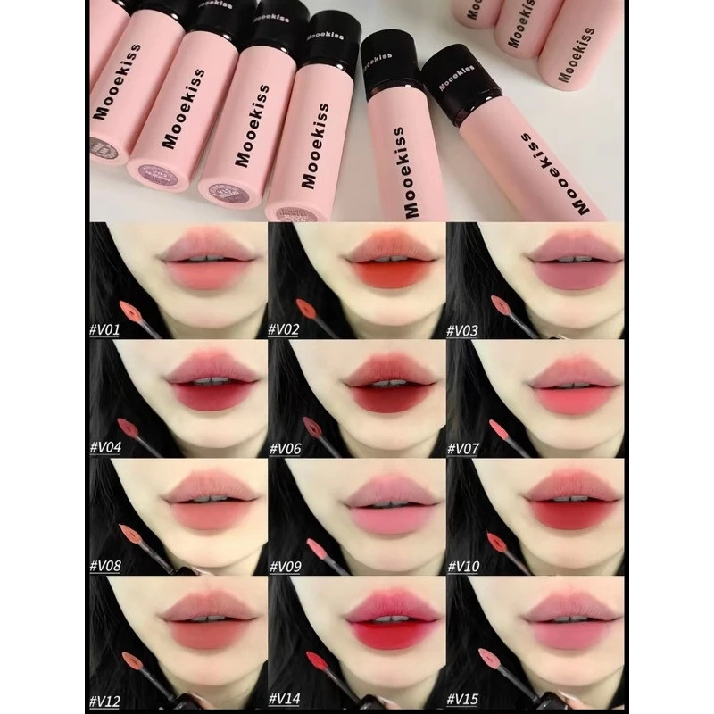 Son Kem Bùn Mịn Môi Mooekiss Velvet Lip Mud 3g