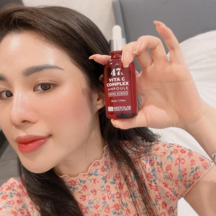 Tinh Chất Dưỡng Trắng Da Mờ Thâm Nám Histolab 47% Vita C Complex Ampoule 50ml