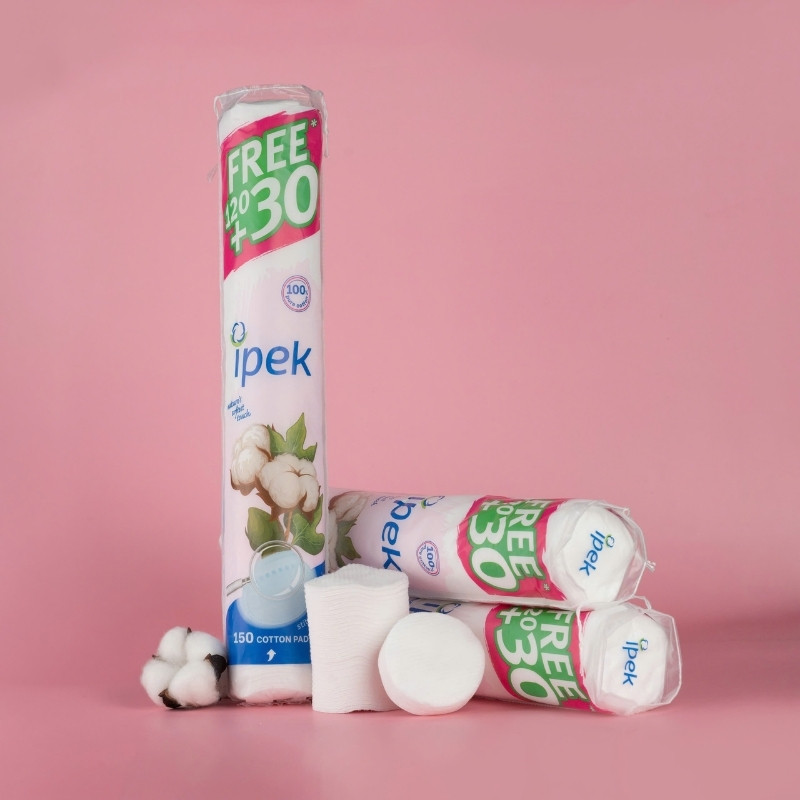 Bông Tẩy Trang Ipek 150 Miếng (Mẫu Mới)
