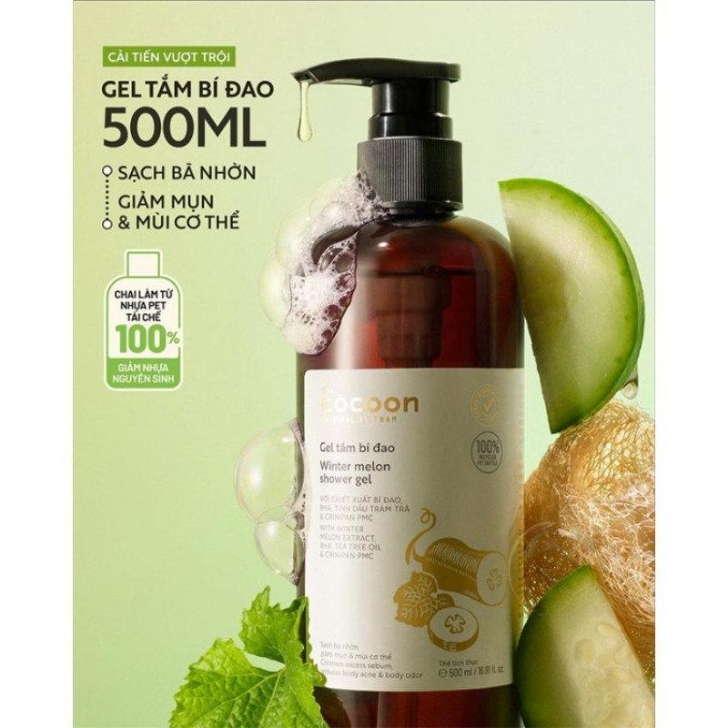 Gel Tắm Cocoon Winter Melon Shower Gel