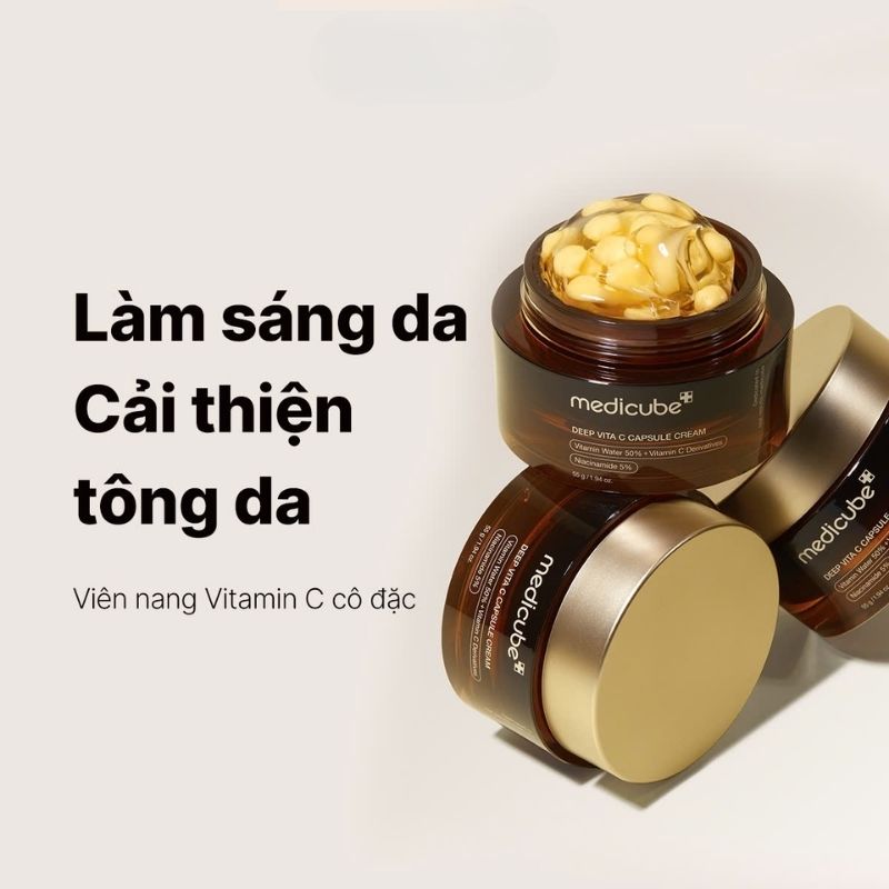 Kem Dưỡng Medicube Deep Vita C Capsule Cream 55g