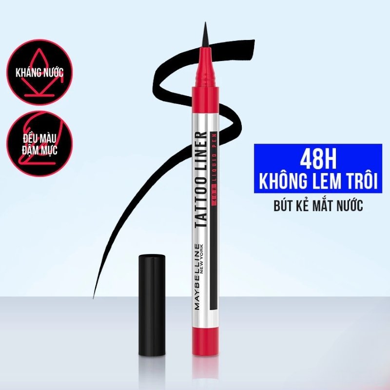 Kẻ Mắt Nước Maybelline New York Tattoo Liner 48H Liquid Pen 7ml