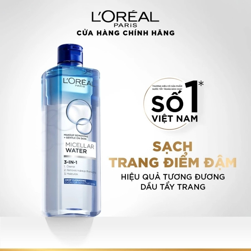 Nước Tẩy Trang L'Oreal Micellar Water 400ml