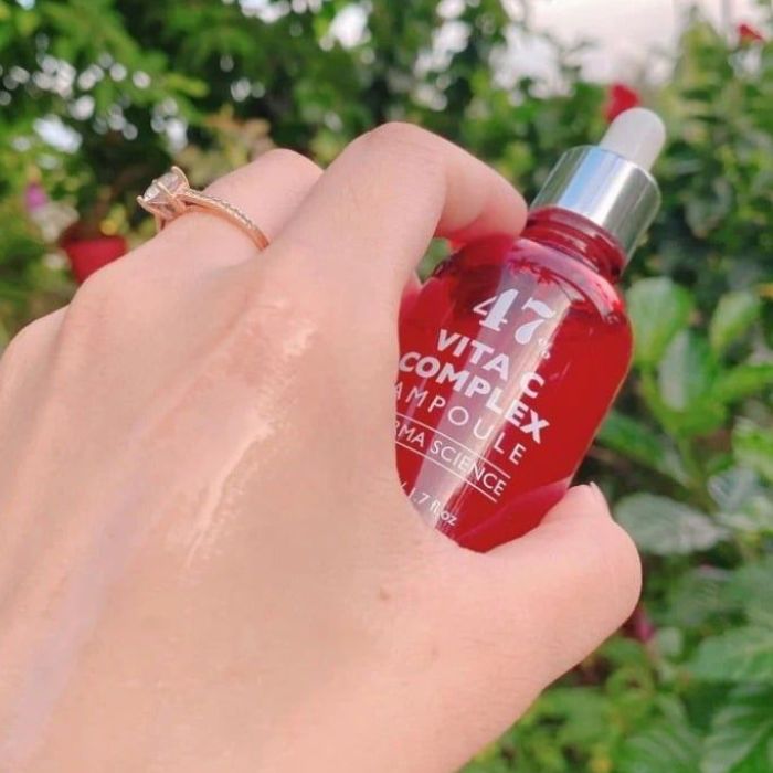 Tinh Chất Dưỡng Trắng Da Mờ Thâm Nám Histolab 47% Vita C Complex Ampoule 50ml