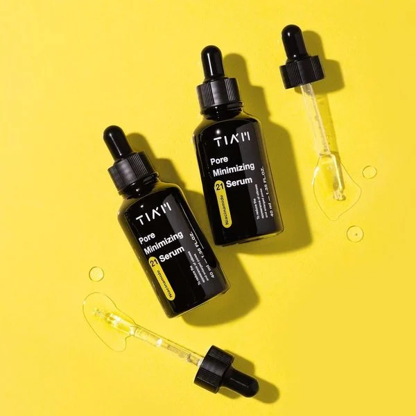 Tinh Chất TIA'M Kiểm Soát Dầu Nhờn Thu Nhỏ Lỗ Chân Lông 20% Niacinamide + 1% Zin C Pore Minimizing 40ml (Đen)