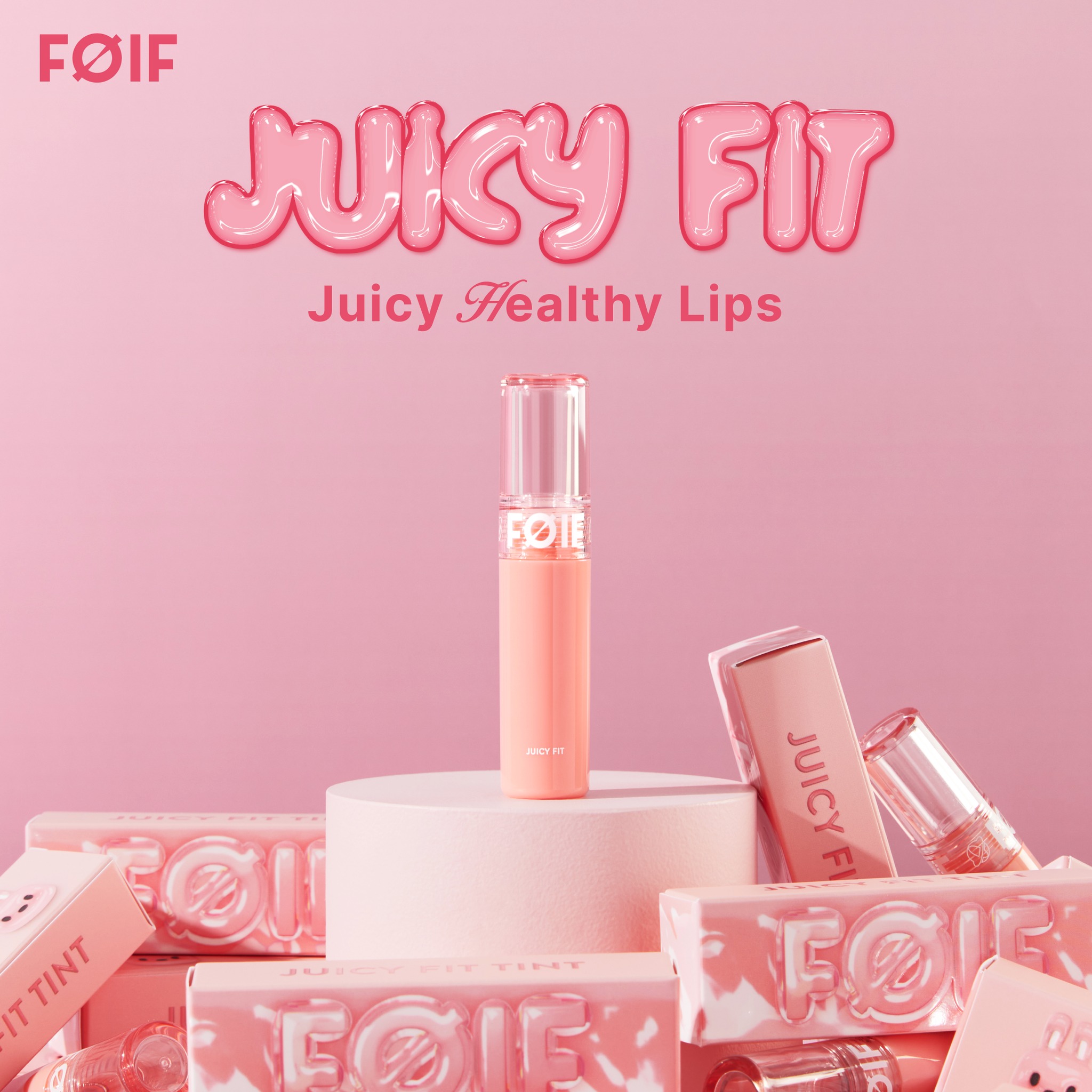 Son Kem Bóng Thuần Chay Foif Juicy Fit Tint 3g