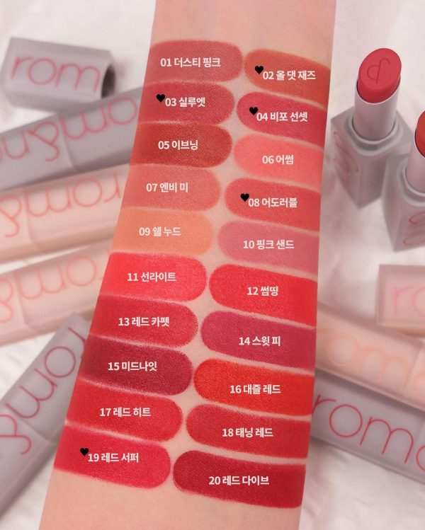 Son thỏi Romand Zero Matte