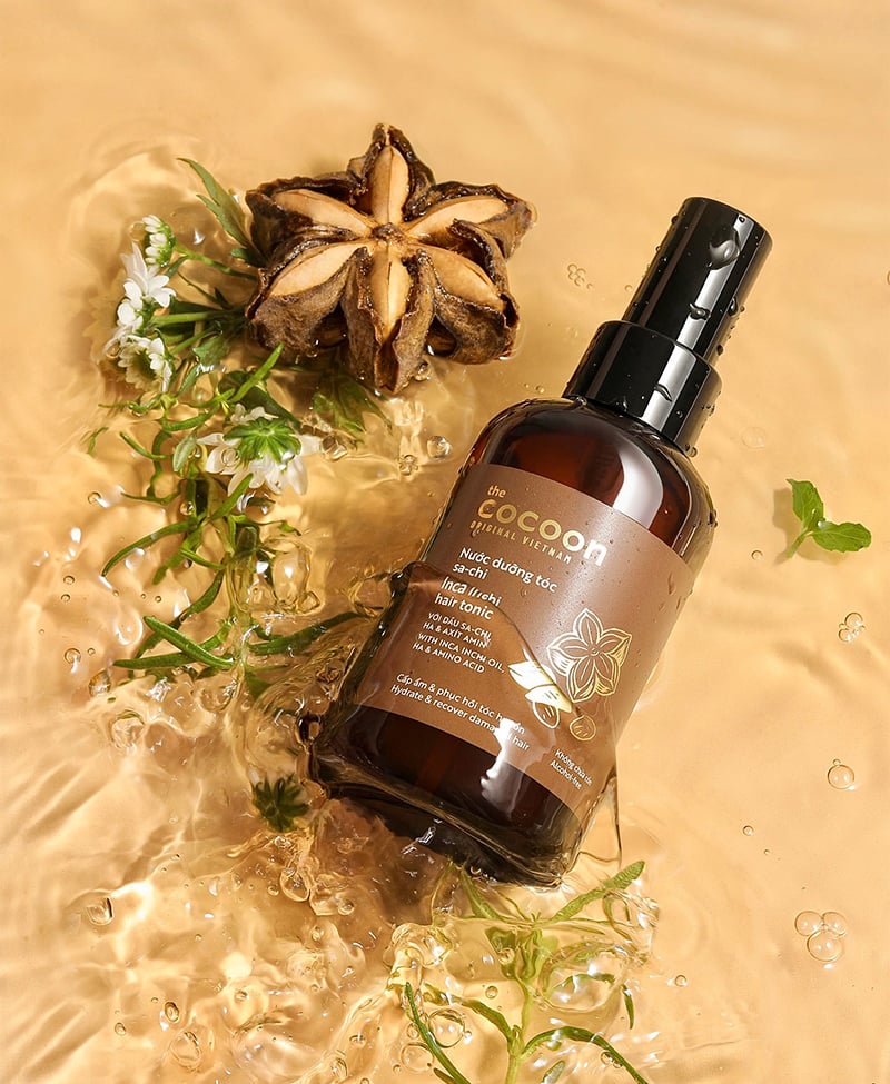 Nước Dưỡng Tóc Dầu Sa-Chi Cocoon Sacha Inchi Hair Tonic 140ml