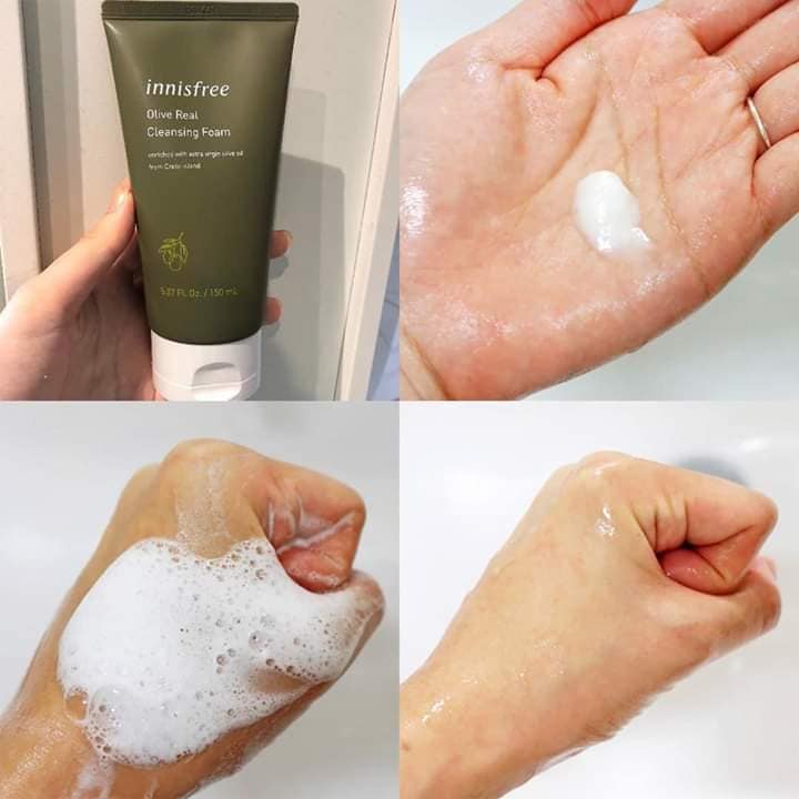 Sữa Rửa Mặt Innisfree Olive Real Cleansing Foam 150ml