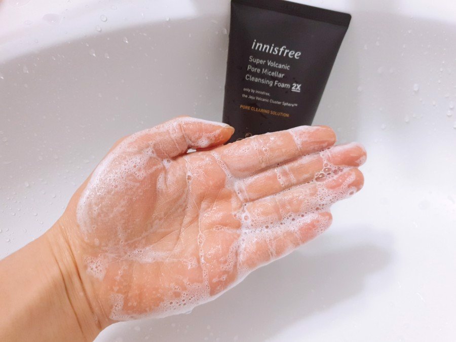 Sữa Rửa Mặt Innisfree Super Volcanic Pore Micellar Cleansing Foam 2x 150ml