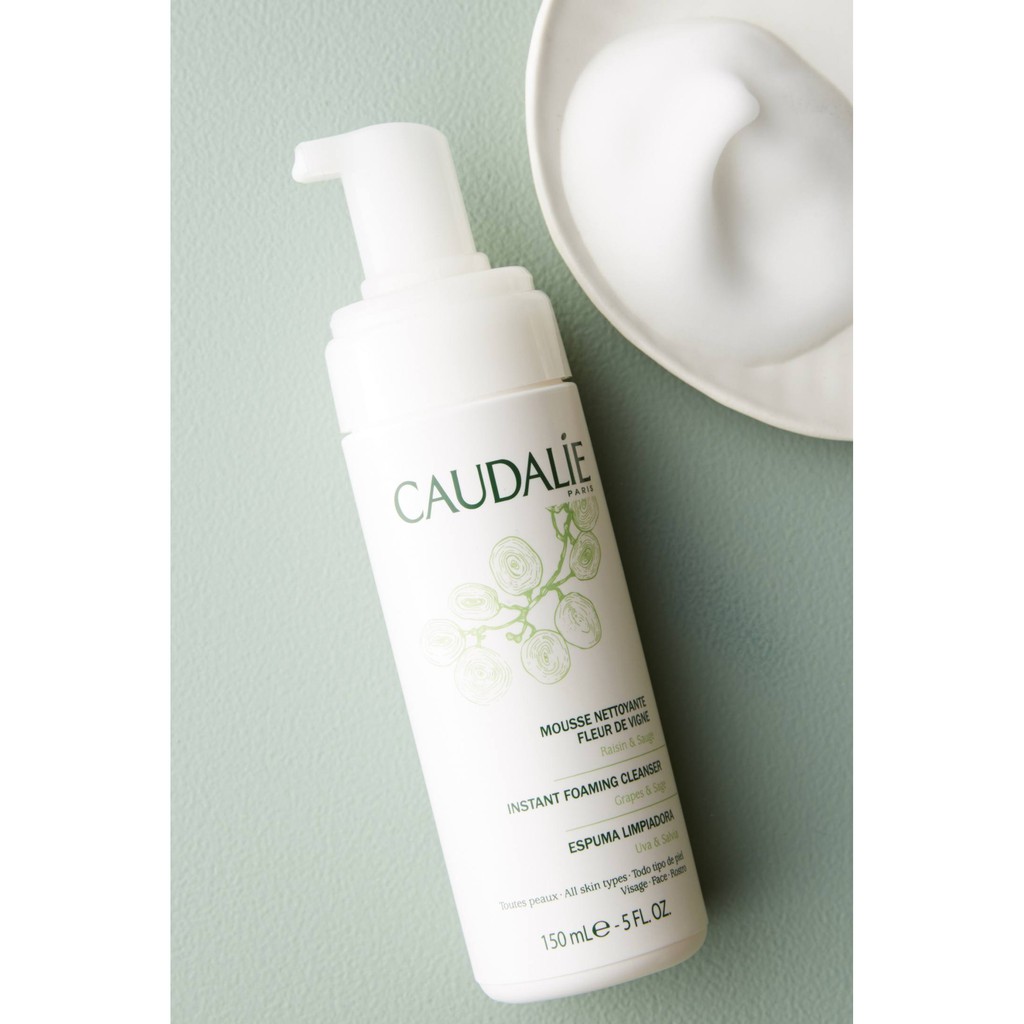 Sữa rửa mặt tạo bọt Caudalie Mousse Nettoyante Fleur De Vigne 150ml