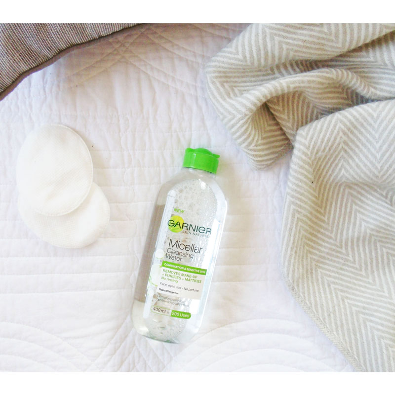 Tẩy Trang Garnier Skin Active Micellar Cleansing Water 400ml (Xanh Lá)