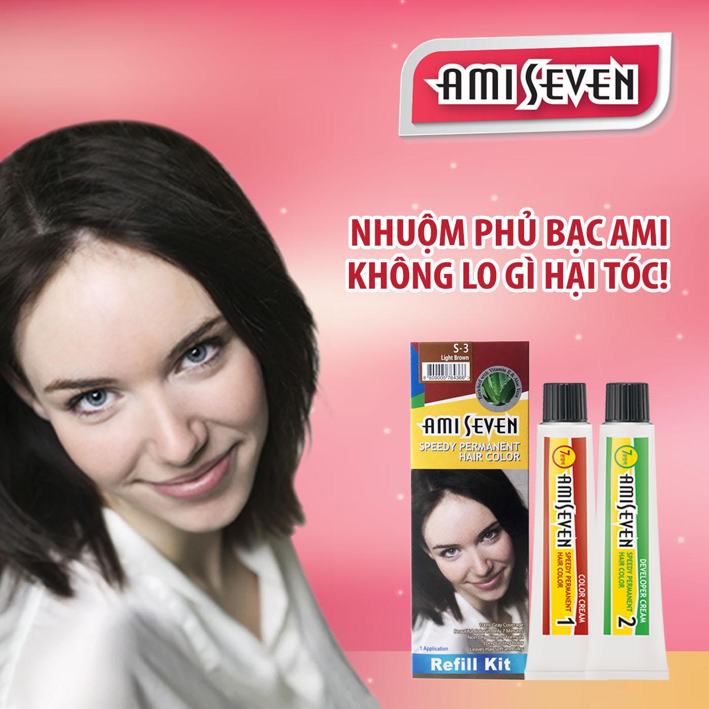 Thuốc nhuộm tóc Ami Seven Speedy Permanent Hair Color