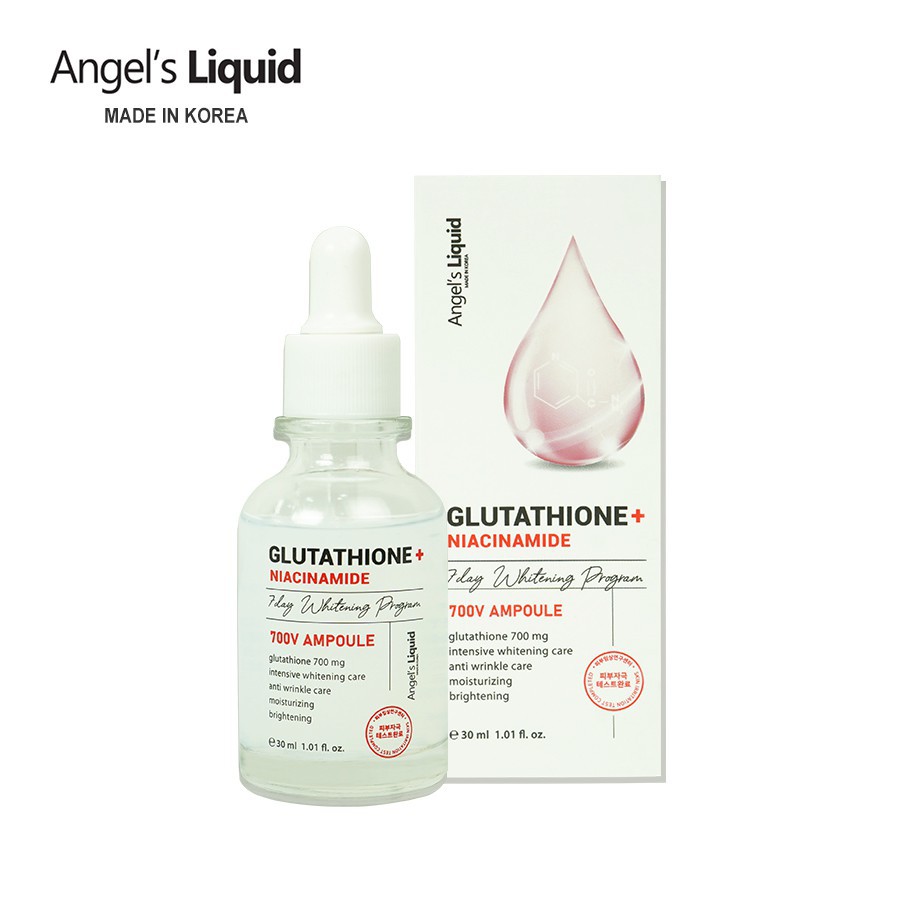 Tinh Chất Angel's Liquid Glutathione Niacinamide 700V Ampoule 30ml